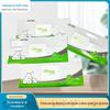 Fornecimento de fábrica embalagem plástica para papel higiênico saco plástico transparente composto tipo extração selo saco sanfonado