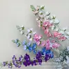 Nuevo Delphinium de Estilo Europeo Jacinto Artificial con Terciopelo Artificial Flor de Seda de Rama Alta Decoración de Boda para el Hogar Accesorios para Fotos de Sala de Estar