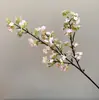 Flores Artificiales de Cerezo de Seda, Flores Falsas Realistas de Alta Gama, Arreglos Florales Artificiales, Jarrones Artificiales Decorativos para Decoraciones de Boda