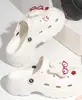 Zuecos de Exterior para Mujer, Medias Pantuflas, Sandalias Cerradas de Dibujos Animados de Verano de Moda, Celebridad de Internet, Calzado de Exterior para Mujer, Zapatos de Playa para Mujer