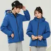 Overol tipo gabardina fina chaqueta personalizada impermeable a prueba de humedad LOGOTIPO impreso ropa de trabajo para empresas decoración para tiendas 4s