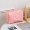 Bolsa de Almacenamiento Acolchada Floral de Algodón para Labiales Bolsa de Almacenamiento de Cosméticos para Mujer Auriculares Cable de Datos Bolsa de Cosméticos Cartera