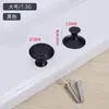 Maçaneta Simples Redonda de Furo Único Cogumelo Pequeno Cabo Aço Inoxidável Maçaneta de Gaveta Armário Gabinete Maçaneta de Furo Único Maçaneta de Porta de Gabinete