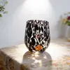 Venta al por mayor de fabricantes Tazas de Vidrio de Puntos Multicolor Personalizadas Estilo Retro Europeo y Americano Tazas de Cóctel Tazas de Vidrio para Jugo en Casa