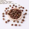 Material de cascabel de cáscara de fruta natural DIY hecho a mano semiacabado muñeca cápsula curativa adorno de campanilla de viento colgante