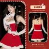 Nuevo Conjunto Navideño, Lindo Tirantes de Peluche, Lencería Sexy, Traje Uniforme Femenino Ajustado, Camisa de Año Nuevo Nochevieja