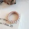 Chica Deportiva Ins Rayas Retro de Alta Elasticidad No Lastima el Cabello Anillo de Toalla Goma para el Cabello Cuerda para el Cabello Anillo para el Cabello Accesorios para el Cabello