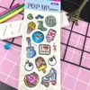 Pegatinas de burbujas de plástico 3D creativas de dibujos animados para niños, pegatinas para taza de vacío, pegatinas para equipaje, pegatinas de recompensa para estudiantes, venta al por mayor
