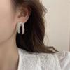 Pendientes de Fuegos Artificiales de Bola de Plata Retro Estilo Hong Kong 2024 Nuevo Lujo Accesible Pendientes Personalizados de Gama Alta Pendientes Elegantes Exquisitos