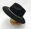 Comercio Exterior Sombreros de Lana Retro Europeos y Americanos para Otoño e Invierno para Hombres y Mujeres, Sombreros Jazz, Modernos y Versátiles, Personalizables con Logos del Cliente