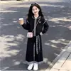 Conjunto de chaqueta de béisbol deportiva casual con cremallera y mangas largas y pantalones de cuadros combinados para niñas de mediana y mayor edad, para primavera y otoño