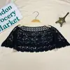 Nuevo Vestido Estilo Coreano Encaje Chal Pequeño Versátil Hueco Blusa de Mujer Verano Abrigo Pequeño Camisa de Manga Corta