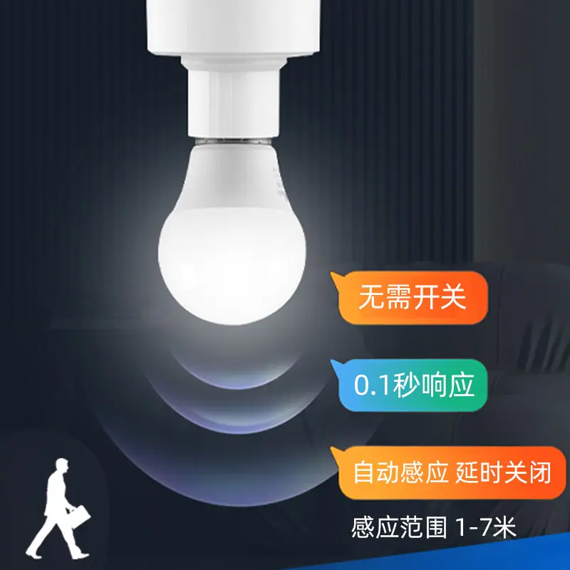 雷达感应灯头