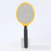 Novo Modelo de Raquete Elétrica Doméstica para Mosquitos, Raquete Automática Alimentada por Bateria para Captura e Eliminação de Mosquitos, Raquete Duas em Uma Anti-Mosquitos e Moscas, Atacado em Estoque