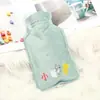 150ml pelúcia à prova de explosão PVC resistente a alta temperatura à prova de vazamento à prova de explosão não deformável injeção de água bolsa de água quente bolsa de água quente com água