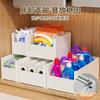Caja de almacenamiento de artículos diversos para el hogar, cesta de almacenamiento de plástico, para dormitorio, sala de estar, refrigerio, juguetes, caja de ajuste extragrande y gruesa.