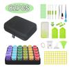 Nuevo kit de pintura de diamantes DIY color degradado bicolor paquete de 30 bolsa de almacenamiento para botellas traje de herramientas para 60 botellas