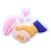 Ventas Directas de Fábrica Encantos para Zapatos Croc Día de San Valentín Material de Goma Blanda de PVC Clips para Zapatos DIY Sensación de Alta Gama Accesorios para Zapatos Croc