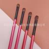 Pincel de maquillaje de buena calidad en stock de Shenzhen, pincel pequeño de pelo de caballo para sombras de ojos, pincel floreciente, pincel básico para sombras de ojos, herramientas de maquillaje