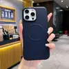 Funda para Teléfono Móvil de Cuero con Textura de Fibra de Carbono para Comercio Exterior Adecuada para Apple 16PRO Piel Sintética 15 Absorción Magnética Fuerte 14/13 Carcasa Dura