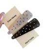 Pinza para el pelo de lunares de alta gama coreana, pinza lateral, pinza para flequillo, pasador lindo, accesorio para el pelo