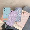 Funda para móvil Creative Melt Smiley para iPhone 14, Pro Max, piel esmerilada 11, funda protectora para Apple 12 y 13
