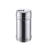 Tarro de Condimentos de Acero Inoxidable de Lujo Ligero, Botella Giratoria para Condimentos para Espolvorear Pimienta, Chile, Comino, Condimento para Barbacoa