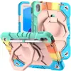Funda protectora para iPad adecuada para iPad de 10ª generación y iPad de 11ª generación, funda de silicona anticaídas de cobertura total con correa para el hombro
