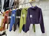 Kaning Cardigã Curto Tricotado de Manga Morcego com Gola Redonda 2025 Outono e Inverno Novo Suéter Gola Alta Estilo Folgado Preguiçoso para Mulheres