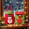 Decoración Navideña Bolsa de Dulces Bolsa para Libros Bolsa de Regalo Navideño Costura Hecha a Mano Bolsa de Regalo Navideño Nochebuena