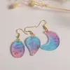 Molde de Resina Papoula DIY Cola UV Superfície Espelhada Joias Artesanais Brincos Molde de Silicone Produto de Origem