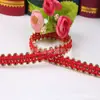 Ciudad de Comercio de Yiwu Al por Mayor Accesorios de Ropa de Encaje Dorado Multicolor, Accesorios Premium de Hilo Dorado y Plateado para Cortinas, Encaje Multicolor