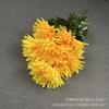 7 Mango de cabeza viga aguja viga de crisantemo crisantemo flor artificial flor de ingeniería decoración de boda gran pinza de cangrejo crisantemo Venta caliente rusa