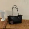 Bolso de Hombro Retro Simple Estilo Coreano para Mujer 2026 Nuevo Alta Calidad Gran Capacidad Color Sólido Personalidad Bolso Tote de Hombro Único para el Trabajo