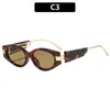 Nuevas Gafas de Sol Retro Ovaladas Estilo Ojo de Gato Personalizadas para Fotografía Callejera Moda Europea y Americana Viajes Conducción Protección Solar Gafas de Sol Transfronterizas