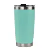 Suministro directo de fábrica en stock Taza para coche de 20 oz Acero inoxidable 304 Doble vacío en spray Taza de hielo para coche Taza para Coca-Cola