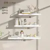 Decoração de Parede para Entrada de Sala de Estar de Ferro Forjado Montada na Parede Sem Furar Estante de Livros de Parede para Quarto Prateleira Única Rack de Armazenamento de Parede