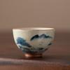 Taza de té Lotus Ge kiln pintada a mano juego de té kung fu taza de té de cerámica para el hogar esmalte abierto Copa Maestra Caja de Regalo Venta al por mayor
