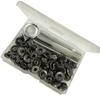 Transfronterizo 12 Juegos de 831 Hebillas Metálicas de Cuatro Botones de Alta Resistencia, Botones Metálicos para Equipaje DIY Resistentes a la Corrosión, Hebillas Metálicas de Cuatro Botones para Equipaje en Stock