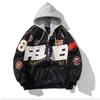 Chaqueta bomber holgada y gruesa para pareja, uniforme de béisbol de marca de moda callejera americana, personalizada, para otoño e invierno