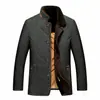 Chaqueta de Algodón Cálida Casual para Hombre Cross-Border 2026 con Cuello Alto, Engrosada, Moderna Chaqueta de Algodón para Personas de Mediana Edad y Mayores, Ropa Exterior Casual