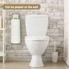 Estante de Almacenamiento de Cocina Más Vendido Transfronterizo Estante de Pared para Papel de Cocina Portarrollos de Baño Sin Taladro Venta al por Mayor