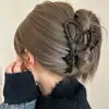 Novo Presilha de Cabelo Média 2026 com Toque de Luxo, Exquisite Presilha de Tubarão para um Look Completo na Parte de Trás da Cabeça, Grampo de Cabelo, Acessório de Cabelo