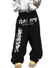 Pantalones casuales de moda hip-hop de alta calle transfronterizos de AliExpress para hombre, ajuste holgado de verano, estilo de pierna recta de nicho, en stock, pantalones largos versátiles