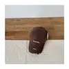 26 Primavera Novo Estilo Coreano Boné de Baseball Bordado com Letra Infantil para Meninos e Meninas, Simples e Versátil Casual Cor Sólida Boné de Bico