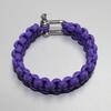 Pulsera de Paracord Ajustable Hebilla de Acero Pulsera Salvavidas Pulsera Salvavidas de Emergencia Pulsera de Camuflaje Verde Pulsera Tejida a Mano