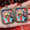 Colgante de zorro de nueve colas pintado con polvo de canela thangka colgante para hombres y mujeres con protección corporal segura suministro en vivo al por mayor