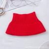 Gola Mangas Cashmere Feminina Tricô Elástico Gola Alta Cervical Quente Proteção Solar Gola Alta Gola Falsa Faixa de Cabelo Headband Lenço