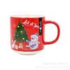 Taza Cerámica Personalizada de 11 oz con Asa Pintada a Mano de Papá Noel Taza para Eventos Navideños de Negocios Taza de Regalo Souvenir