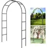 Arco de bodas arco de rosas de jardín enrejado trepador soporte para plantas de jardín soporte de flores de hierro para patio exterior